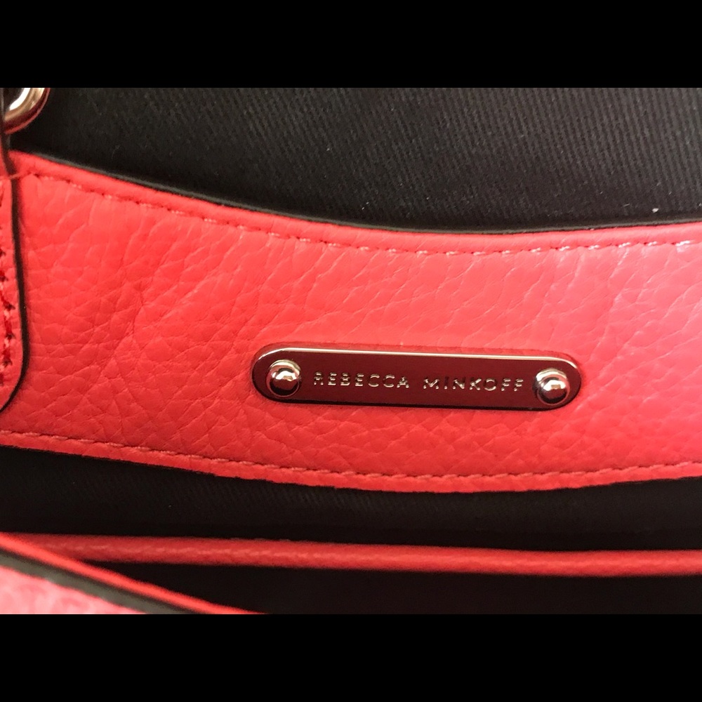Rebecca Minkoff Stella Grapefruit Mini Satchel Bag - Picture 8 of 8